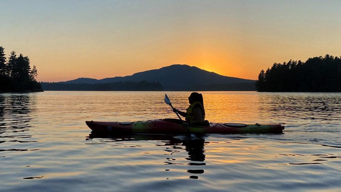 Guided kayak tours in the Adirondacks